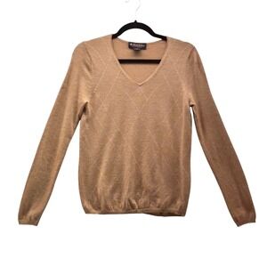 Brooks Brothers Italian Cashmere Sweater‎ Tan Medium
